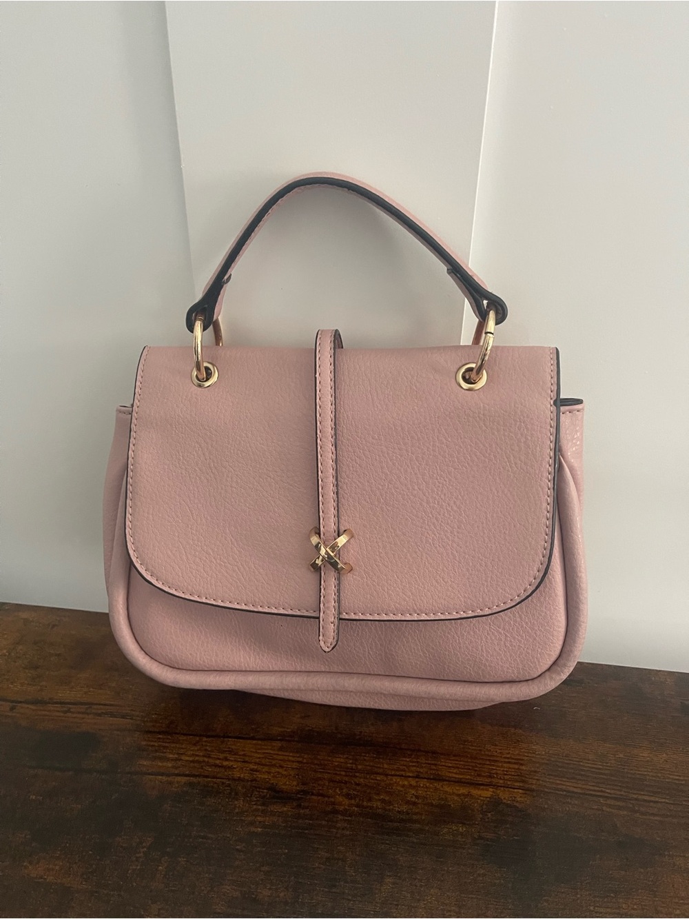 Women's Top-Handle Pink Satchel Handbag
